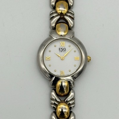Women's ESQ Esquire by Movado All Steel Bracelet Watch, Swiss Quartz BROKEN BAND
