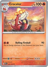 Crocalor Pokemon SV04: Paradox Rift 024/182 NM
