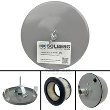 3/4" NPT Air Compressor Intake Filter Silencer Metal Housing Canister USA Made