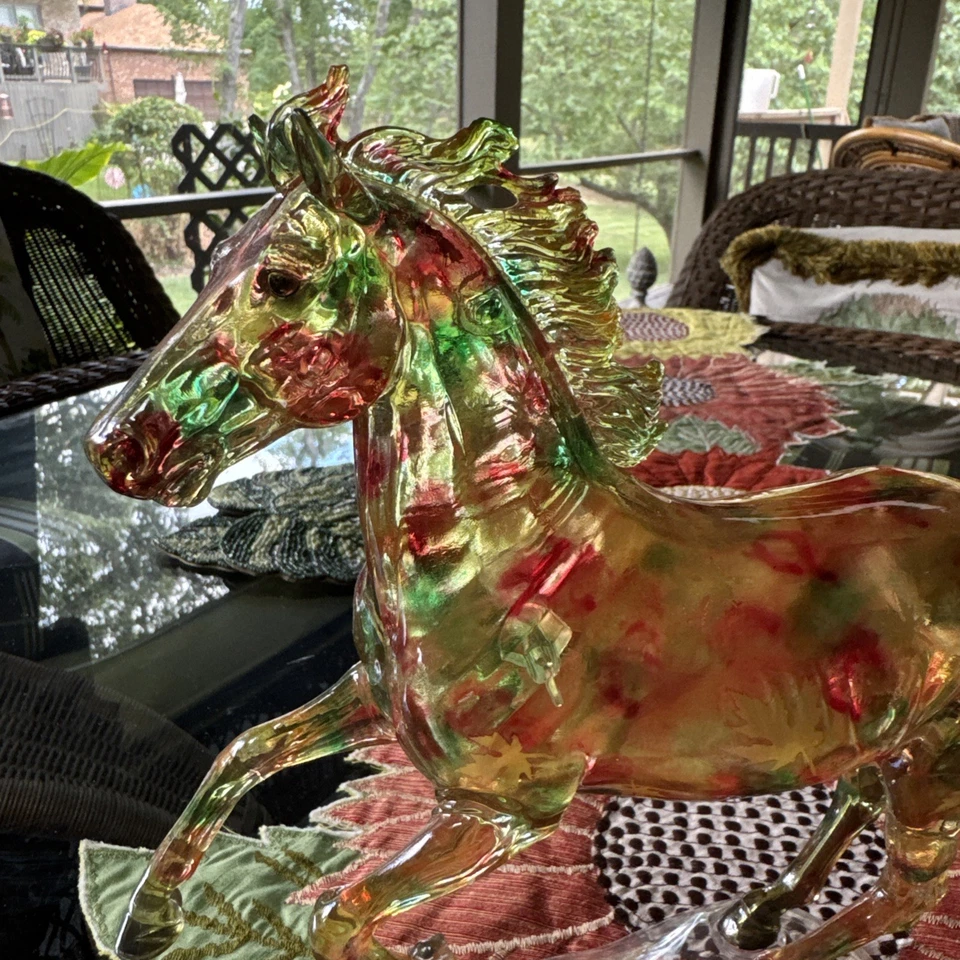 BREYER #1782 SHOW JUMPER MOLD SUGARMAPLE CLEARWARE FALL DECORATOR - Image 2 of 4