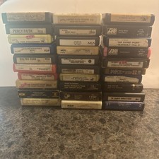 Vintage 8 Track Tape Lot 30 Rock Soul Country Jazz Pop   Carter, Hayes, Knack