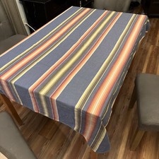 Faherty Bawełna organiczna Flanela w paski Plaża / piknik Obrus na stół 50x68