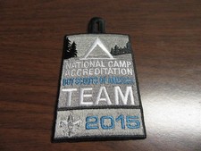 National Camp Accreditation Team 2015 Patch         C26