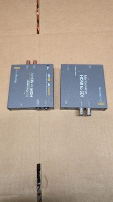 Mixed Lot of 2 - Blackmagic Design Mini Converters (HDMI to SDI)