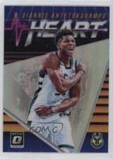 2018-19 Panini Donruss Optic All Heart Holo Prizm Giannis Antetokounmpo #4 11r0
