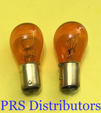 Bulb 1157 Amber Orange Double Filaments 12v For Some Cars Trucks Boats 2 Pcs