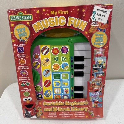 Sesame Street - My First Music Fun - Portable Keyboard and 8-Book Library