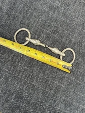 Vintage Stainless Copper Steel Horse Bit,Full Cheek French Mouth Snaffle