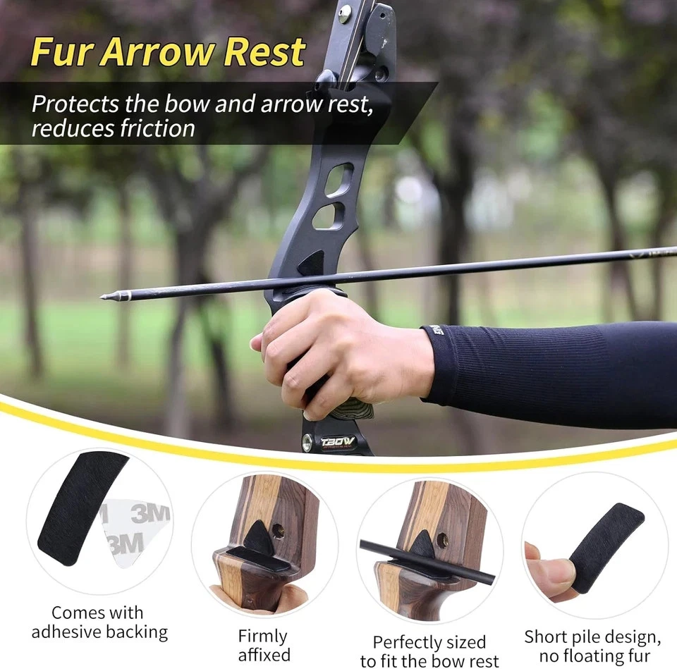 Bow String Silencers for Recurve or Longbow - Recurve Bow Silencers and Dampener - Image 4 of 4