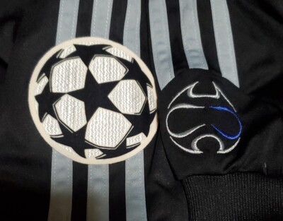 Drogba #11 Chelsea 06/07 UCL Jersey Adidas 3rd Long Sleeve Black S