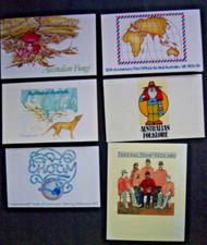 Australian Stamps 1980-81 Folklore Stamp Week UK Air Mail CHOGM Endangered Prest