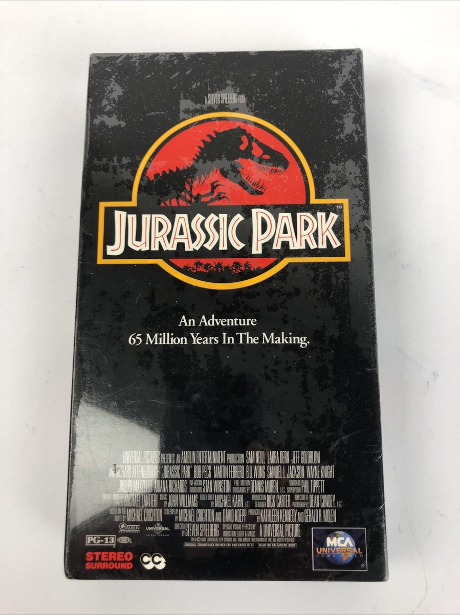 Jurassic Park VHS First Edition FACTORY SEALED Universal