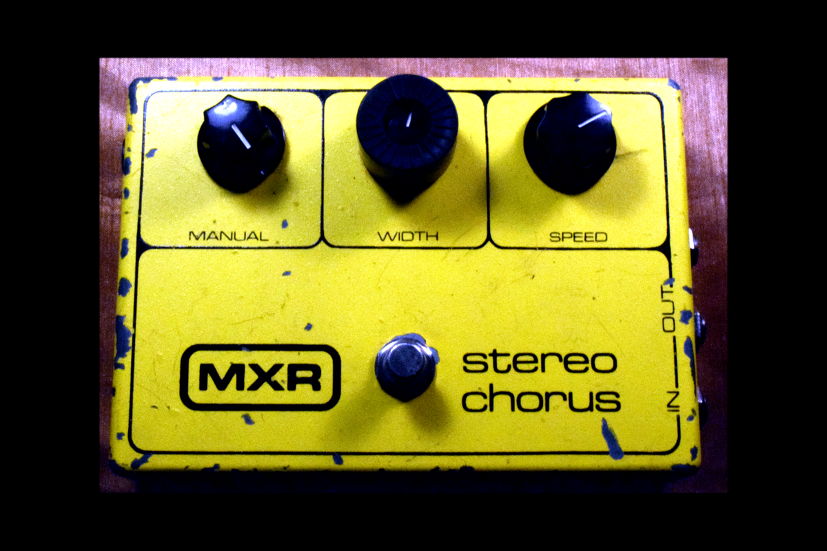 MXR Stereo Chorus Vintage Pedal Early 80s M134 Power Modded MXR Stereo Chorus Vintage Pedal Early 80s M134 Power Modded