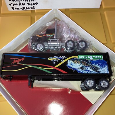 WINROSS KELLY SPRINGFIELD TIRES KS TEAM SAFARI FISHING 1/64 SEMI TRUCK 54