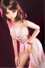 1/4 1/3 SID Uncle ID75 BJD Clothes Night Gown+Girdle+Suspender Stockings White