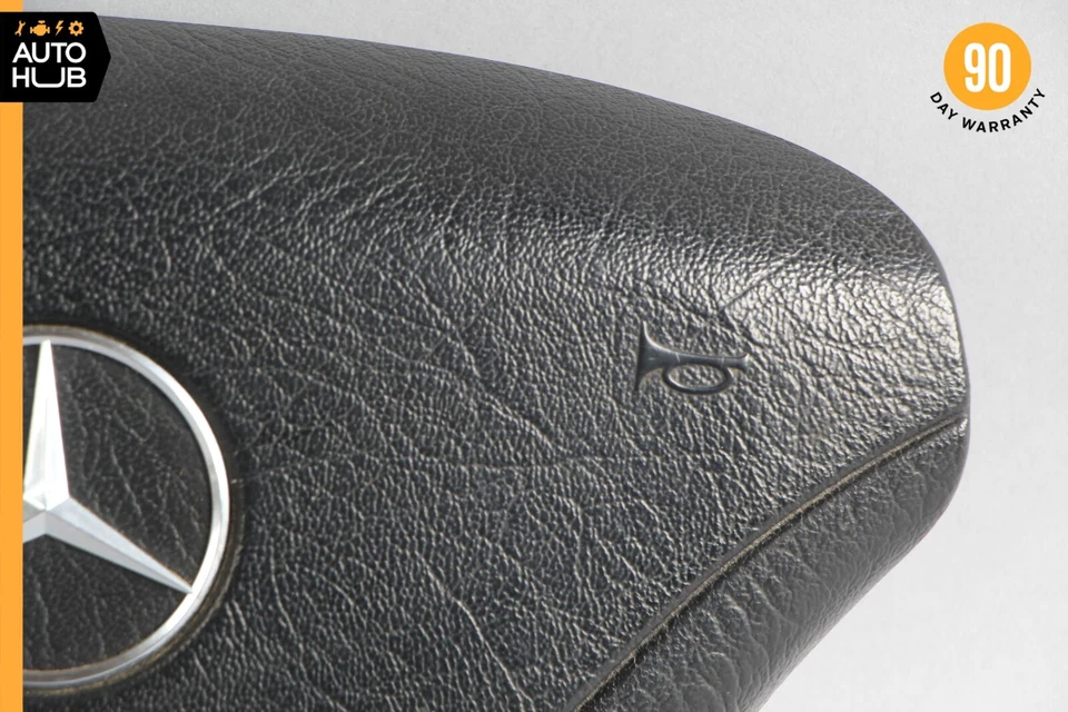 99-02 Mercedes R129 SL500 SLK230 водитель руль подушка безопасности черный OEM - Изображение 3 из 4