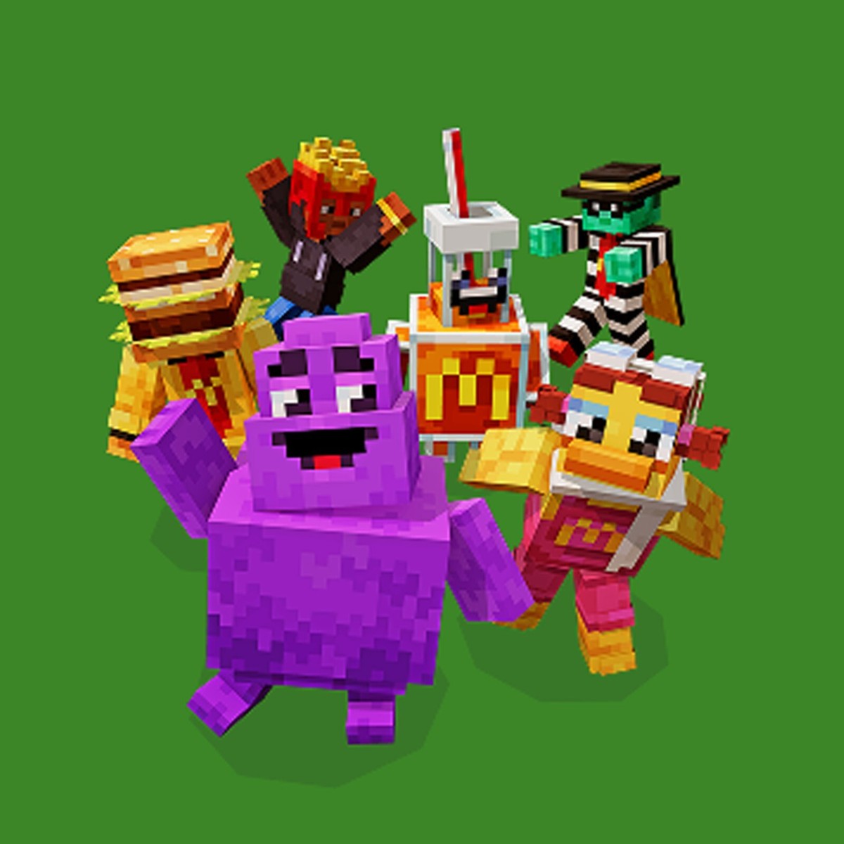 ONLY CODE] McDonald's Minecraft Movie Set 2025 Limited Card Game