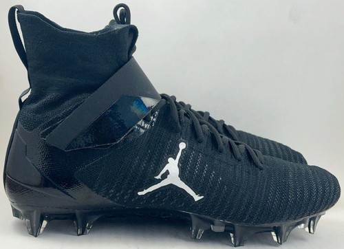 Nike Jordan Alpha Menace Elite 2 Black Football Cleats Size 11.5