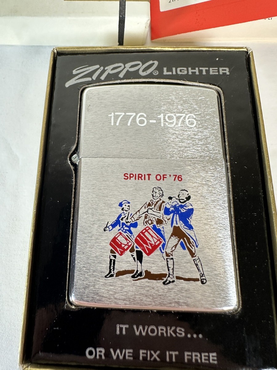 Vintage Zippo Lighter Spirit of ' 76 - 1776-1976