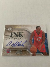 Aaron Affalo 2009-10 SP Signature Edition Auto Card #I-AF Serial #220/399