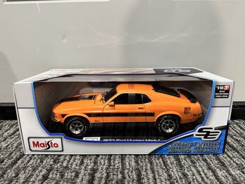 Maisto 1:18 Diecast Special Edition 1970 Ford Mustang Mach 1 orange NEU IN BOX - Bild 2 von 20