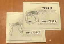 Yamaha Combo Organ Owner's Manual model YC-25D, YC-45D
