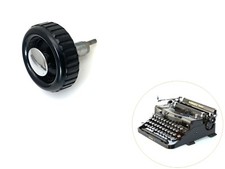 Left Platen Knob for Remington Rand Model 1 Typewriter Antique Vtg Carriage Part thumbnail