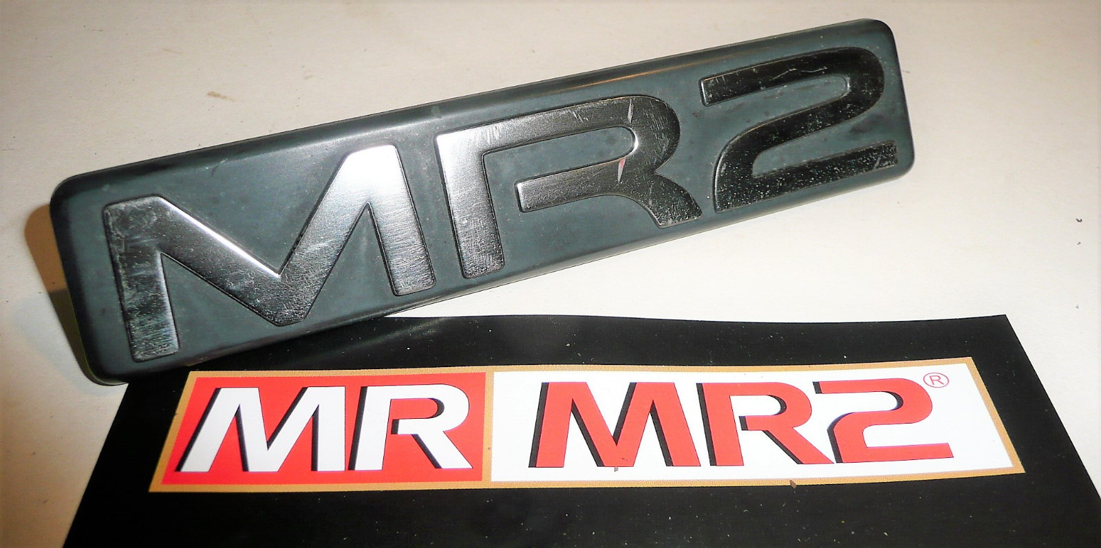 Toyota MR2 MK2 SW20 Rear Badge Silver - Mr MR2 Used Parts 1989-1993 | eBay