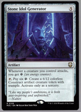 Stone Idol Generator 0129 Rare Non Foil Modern Horizons 3 MTG Near Mint