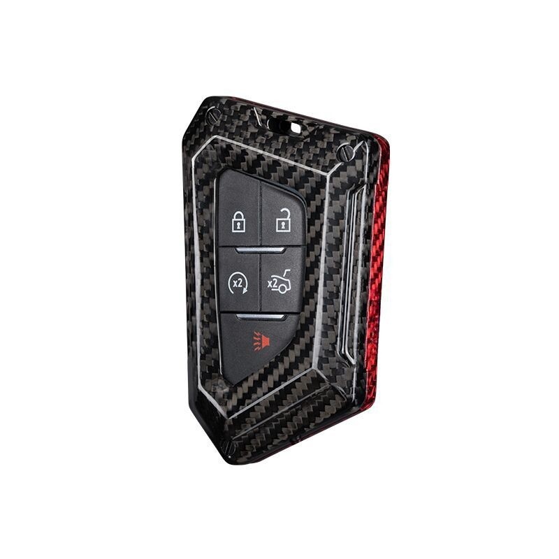 Cover Chiave Cadillac In Fibra Di Carbonio ABS Per XT5 XT6 Escalade ESV CT5