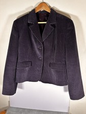 Thomas Burberry Corduroy Jacket Navy Vintage Underarm To Underarm 20”