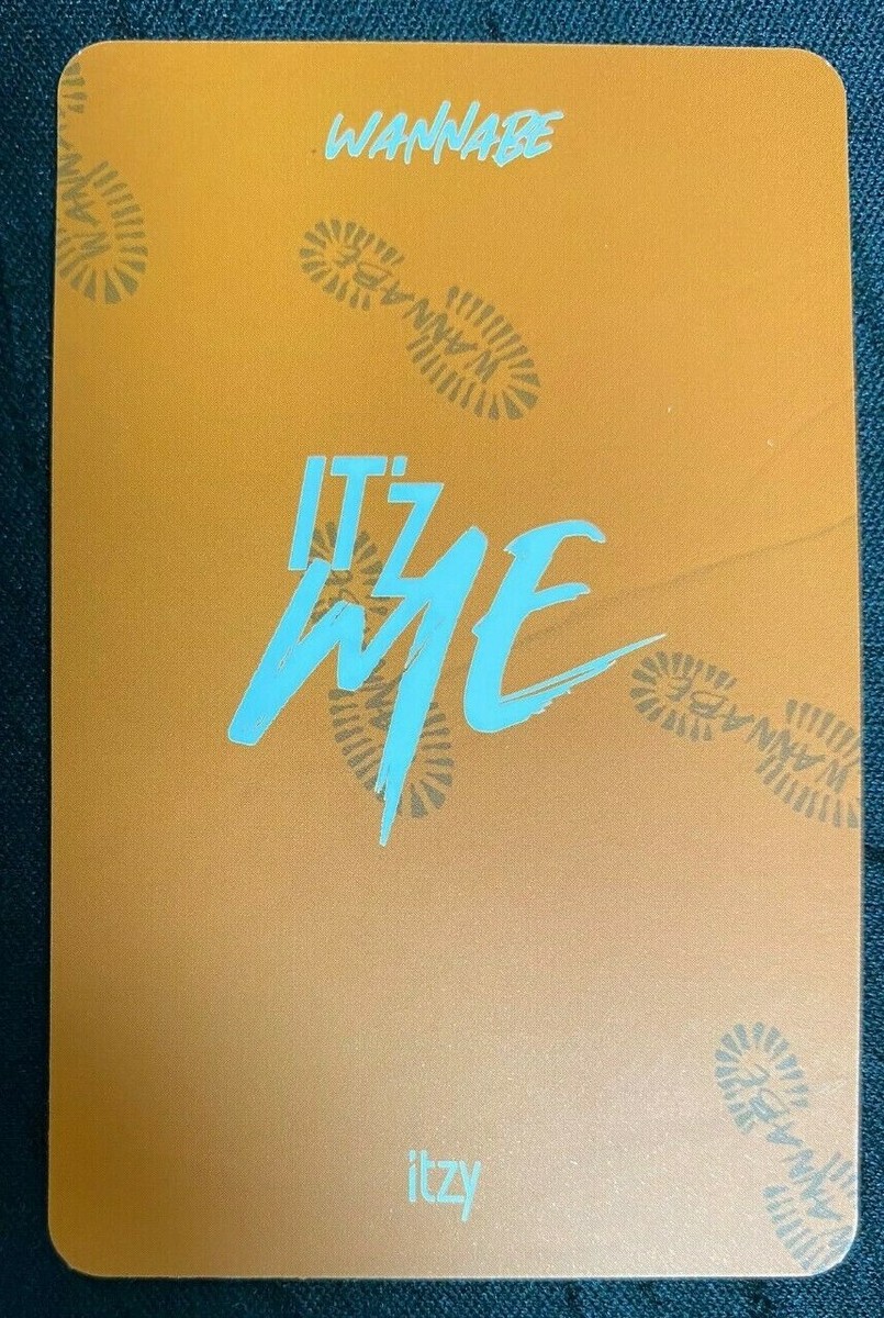 YUNA Official Photocard iTZY 2nd Mini Album IT'z ME Wannabe Yellow