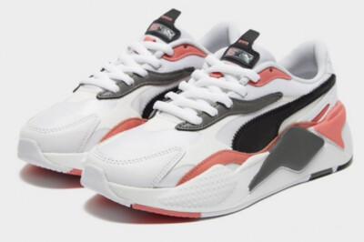 Puma RS X Colorant White Black Pink Sneaker Größe UK 5 EU 38 24cm