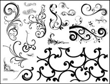 Unmounted Rubber Stamp Plate, Unmounted/Uncut Pink Rubber Stamps