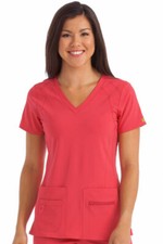 New with Tags Med Couture Women's Activate Refined Scrub Top 8416