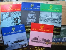 o scale railroading magazine 5 issues 1971