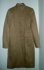 Club Monaco Full Length Dark Beige Coat - Size Xs