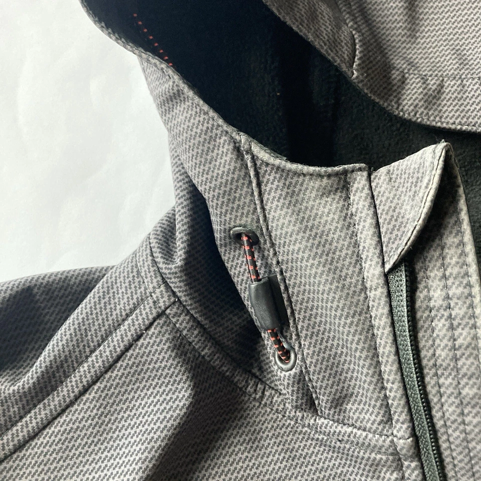 Champion женщин с капюшоном куртки пальто VentureDry дождя пальто изолированный маленький серый - Изображение 4 из 4