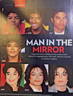 2009 Changing Face of Michael Jackson illustrated