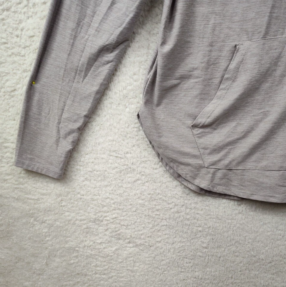 Kyodan Women Sweatshirt Large Tan Cotton Blend Long Sleeve Hooded Pullover Fit - Image 4 of 4