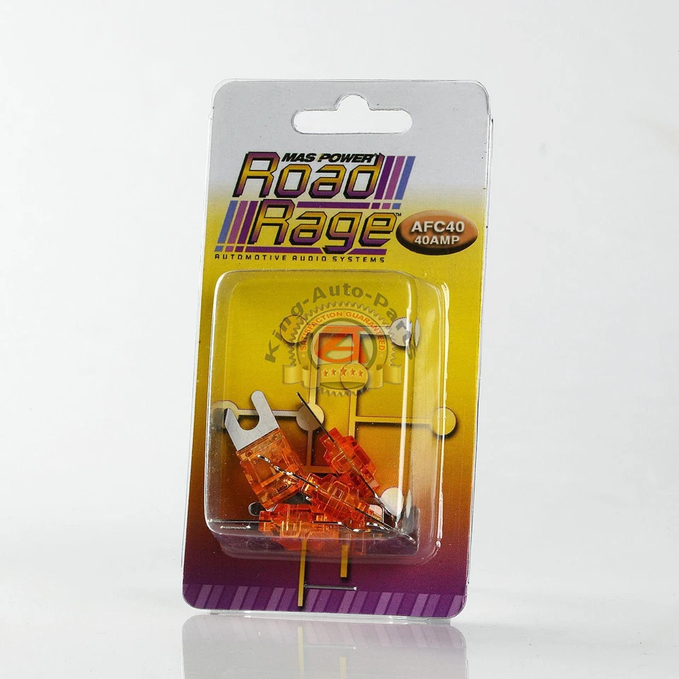 5 PACK 40 AMP MINI ANL FUSE FUSES NICKEL PLATED AFS AFC40 - Image 3 of 3