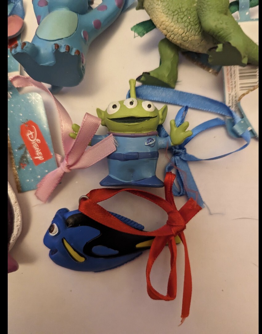 12 Disney Christmas Ornaments eBay