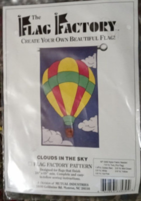 NEW Flag Factory Pattern ''Clouds In The Sky'' NIP Create Your Own Beautiful Flags