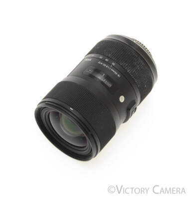 Sigma Art 18-35mm f1.8 DC 013 Wide Angle Zoom Lens for Nikon DX [EXC]