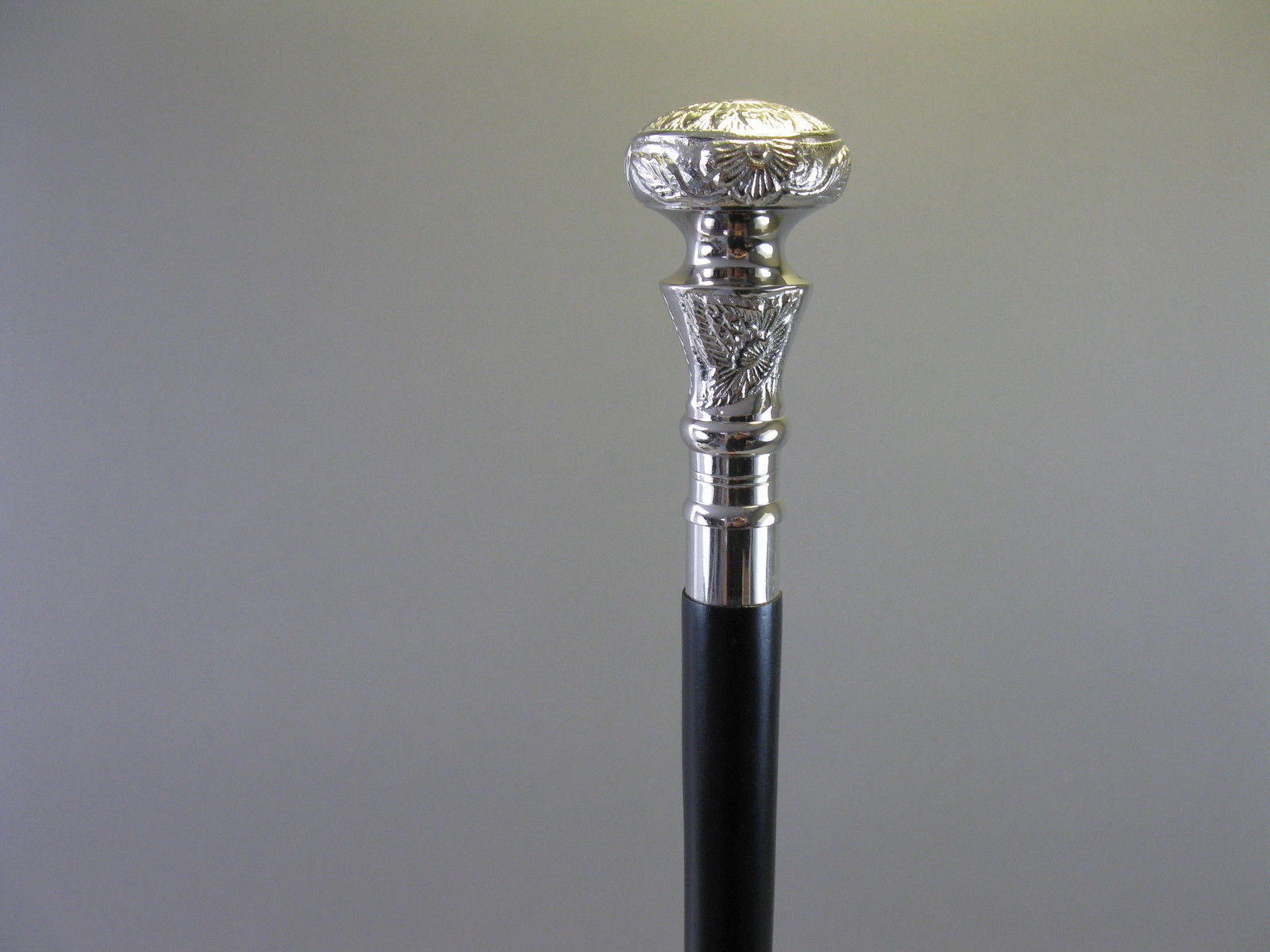 Solid Brass Knob Head Handle Silver Finished Blac… - image 4