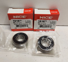 LOT OF 2 NEW IN BOX NICE 1/2" ID X 1-1/8" OD X 3/8" SEALED BEARINGS 1616 DCTN