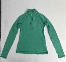 Eddie Bauer Womens 1/4 Zip Camp Fleece Sweater Small