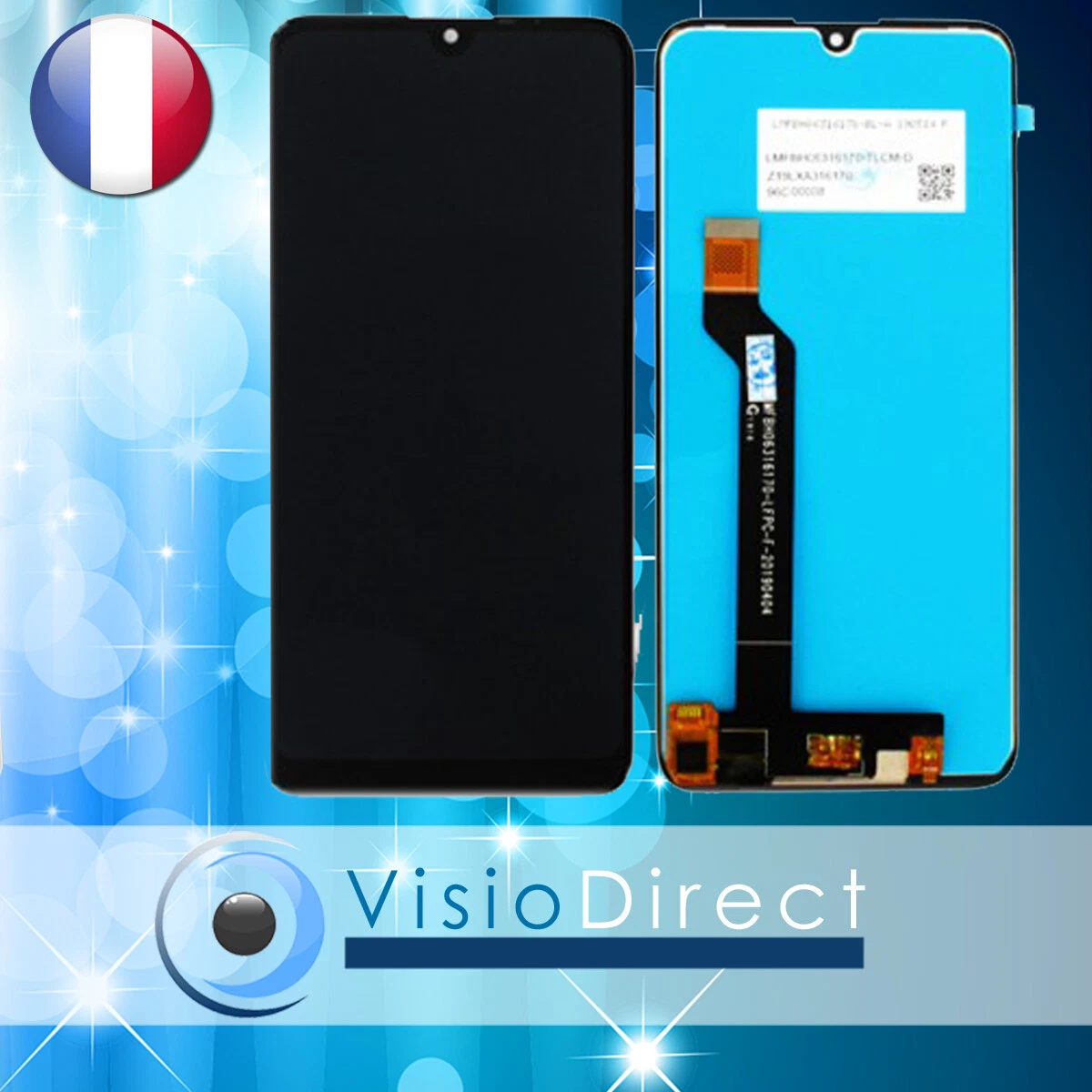 ECRAN LCD VITRE TACTILE POUR WIKO VIEW 2 NOIR ✓ VENDEUR PRO