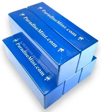 5 x Paradise Mint Brand 20 Coin Blue Storage Box for NGC and PCGS Slabs