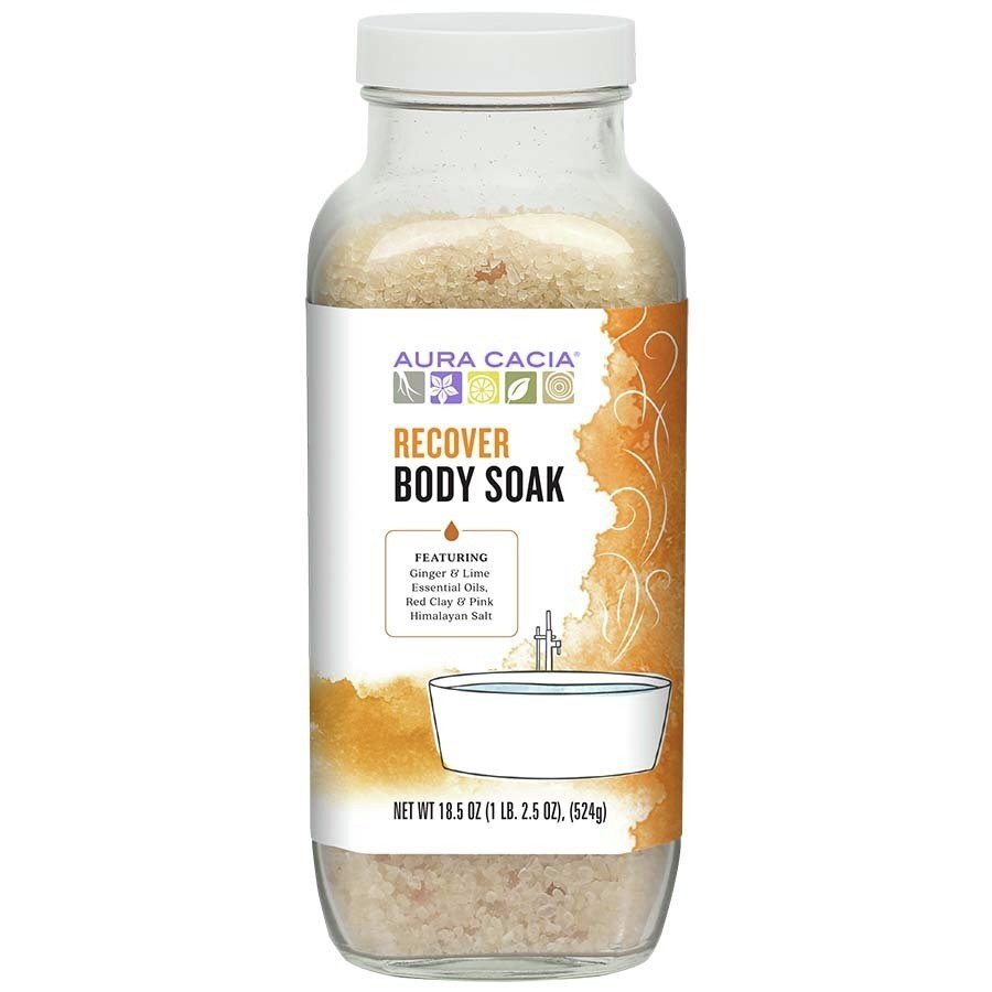 Aura Cacia Body Soak Recover 185 унций стеклянная банка 5790₽